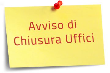 Chiusura uffici luned&#236; 15 settembre 2025